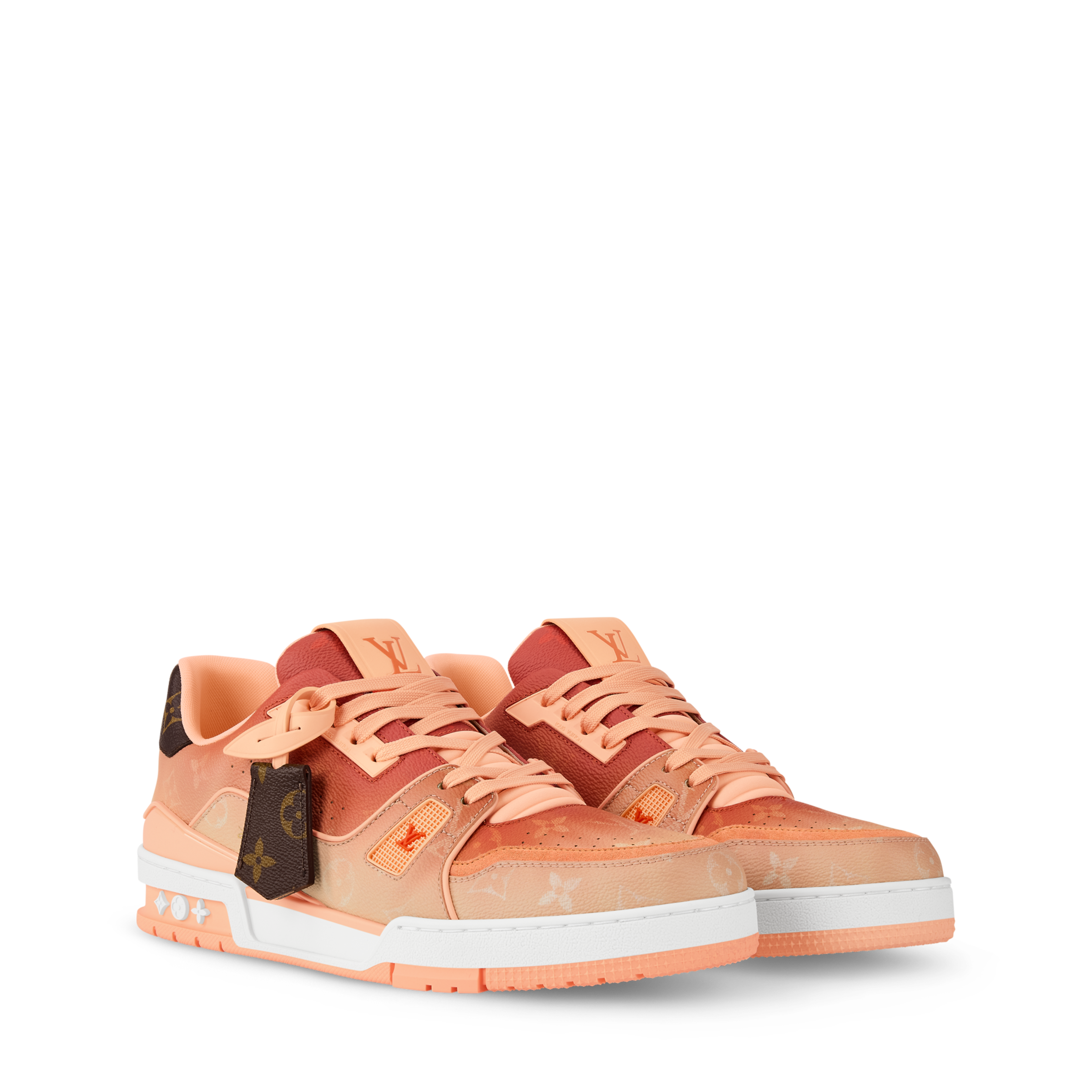LV Trainer Sneaker Monogram-printed canvas Orange - 图片 2