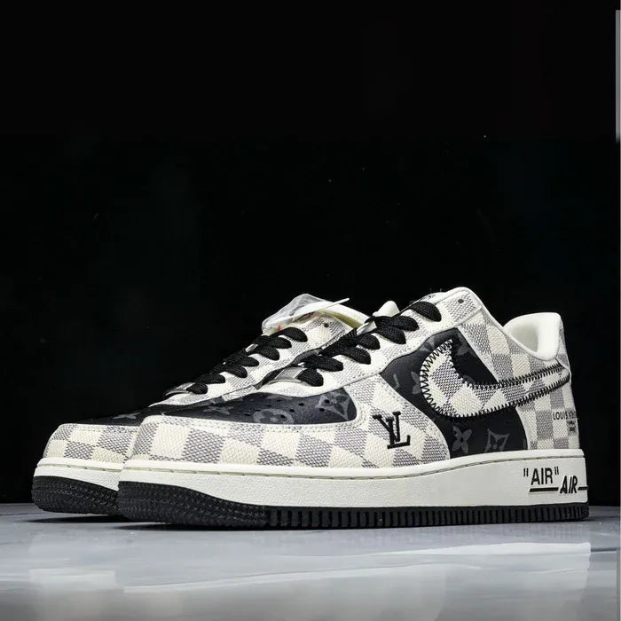 Louis Vuitton x Nike Air Force 1 Royal Black - 图片 2