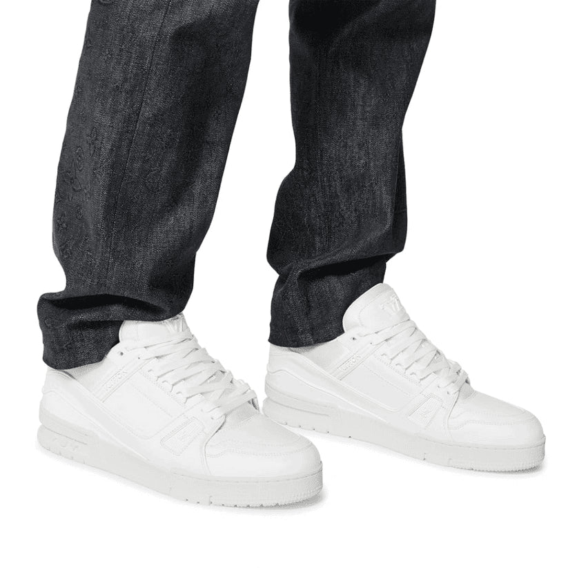 Louis Vuitton LV Trainer Sneaker All White - 图片 2