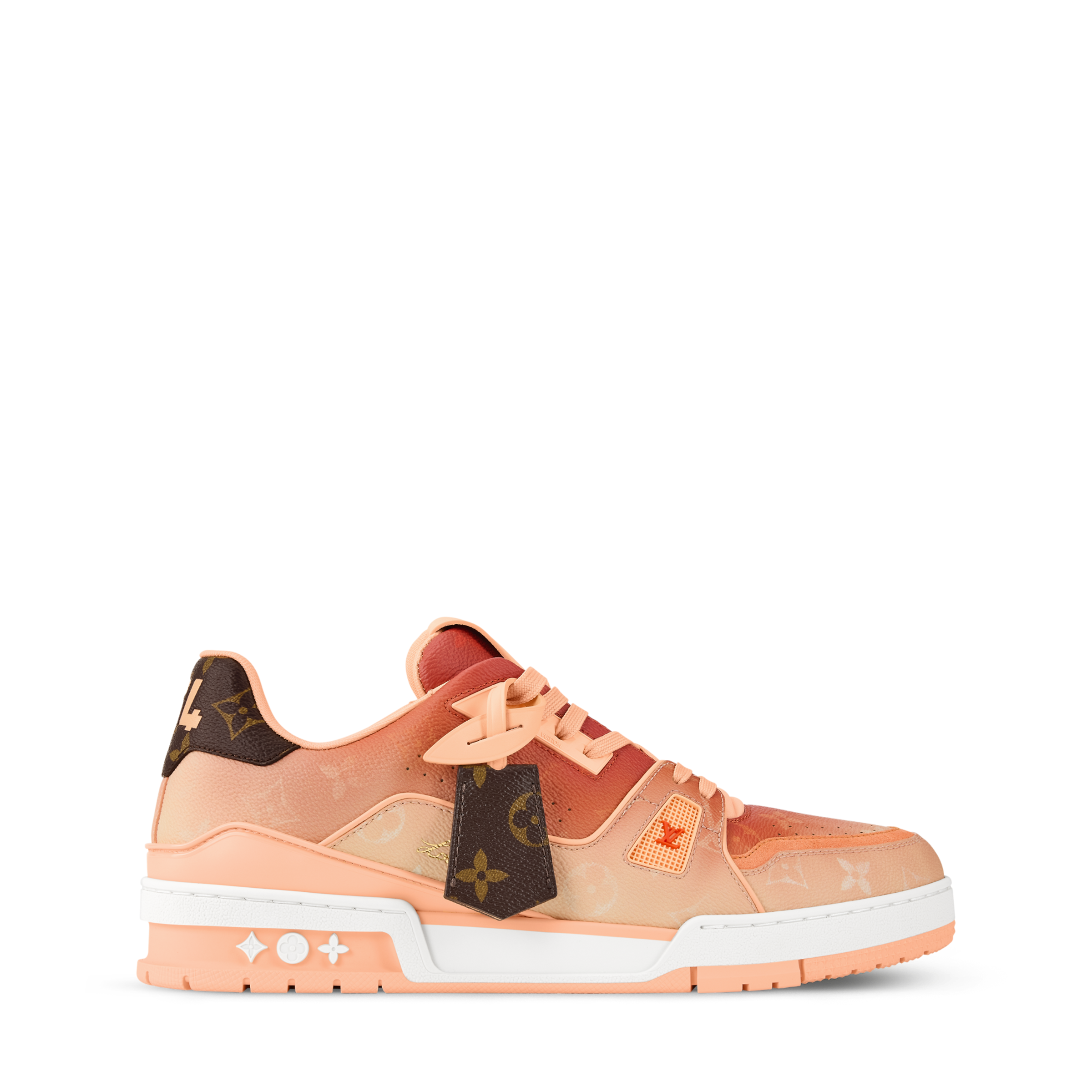 LV Trainer Sneaker Monogram-printed canvas Orange - 图片 3