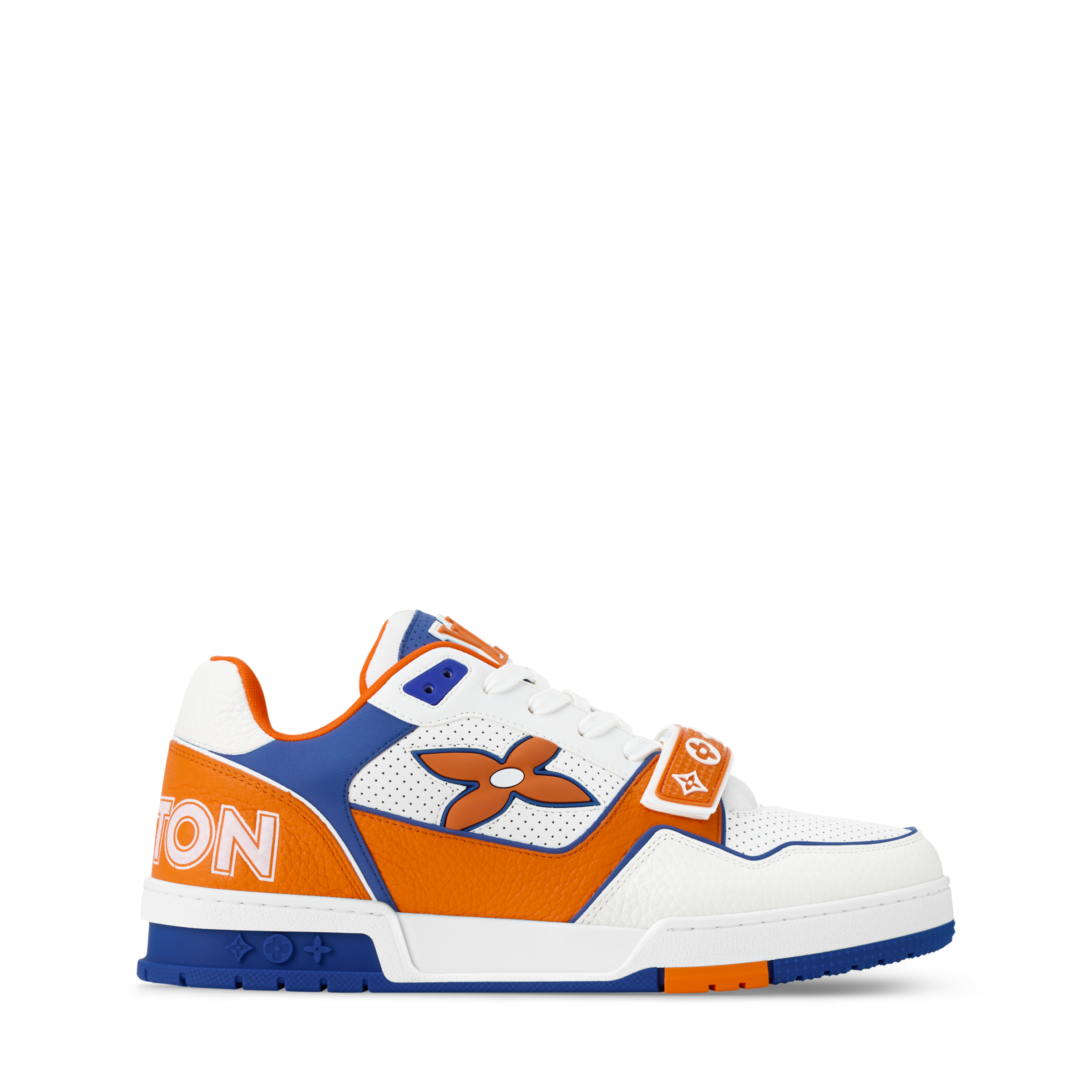Louis Vuitton LV Trainer Orange Velcro Strap Sneaker - 图片 3