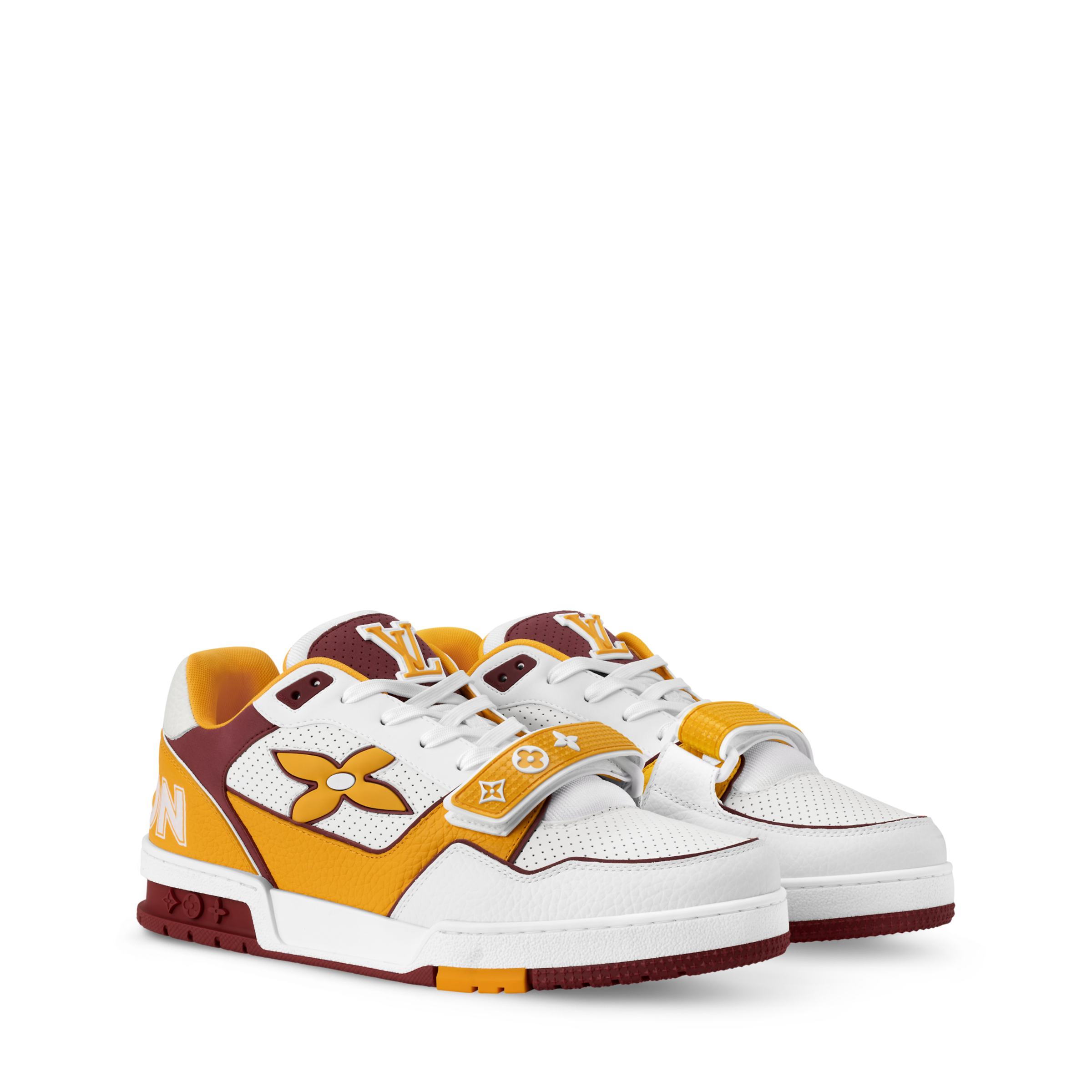Louis Vuitton LV Trainer Yellow Velcro Strap Sneaker - 图片 3
