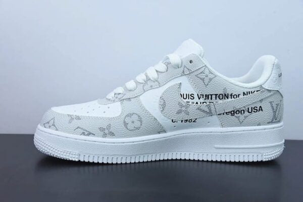 Louis Vuitton x Nike Air Force 1 Low By Virgil Abloh White Gray - 图片 3