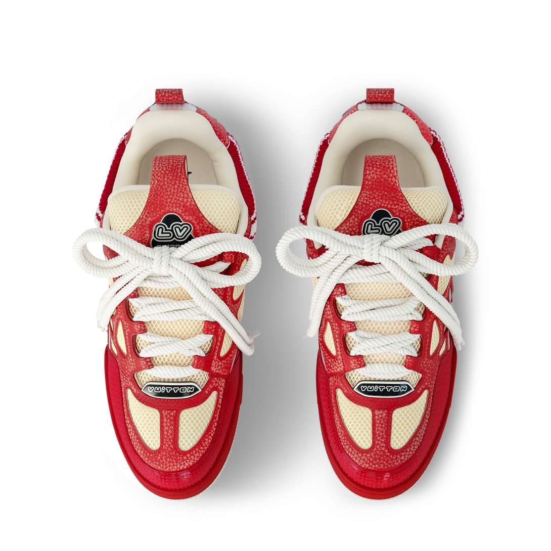 LV Skate Sneaker Red - 图片 3