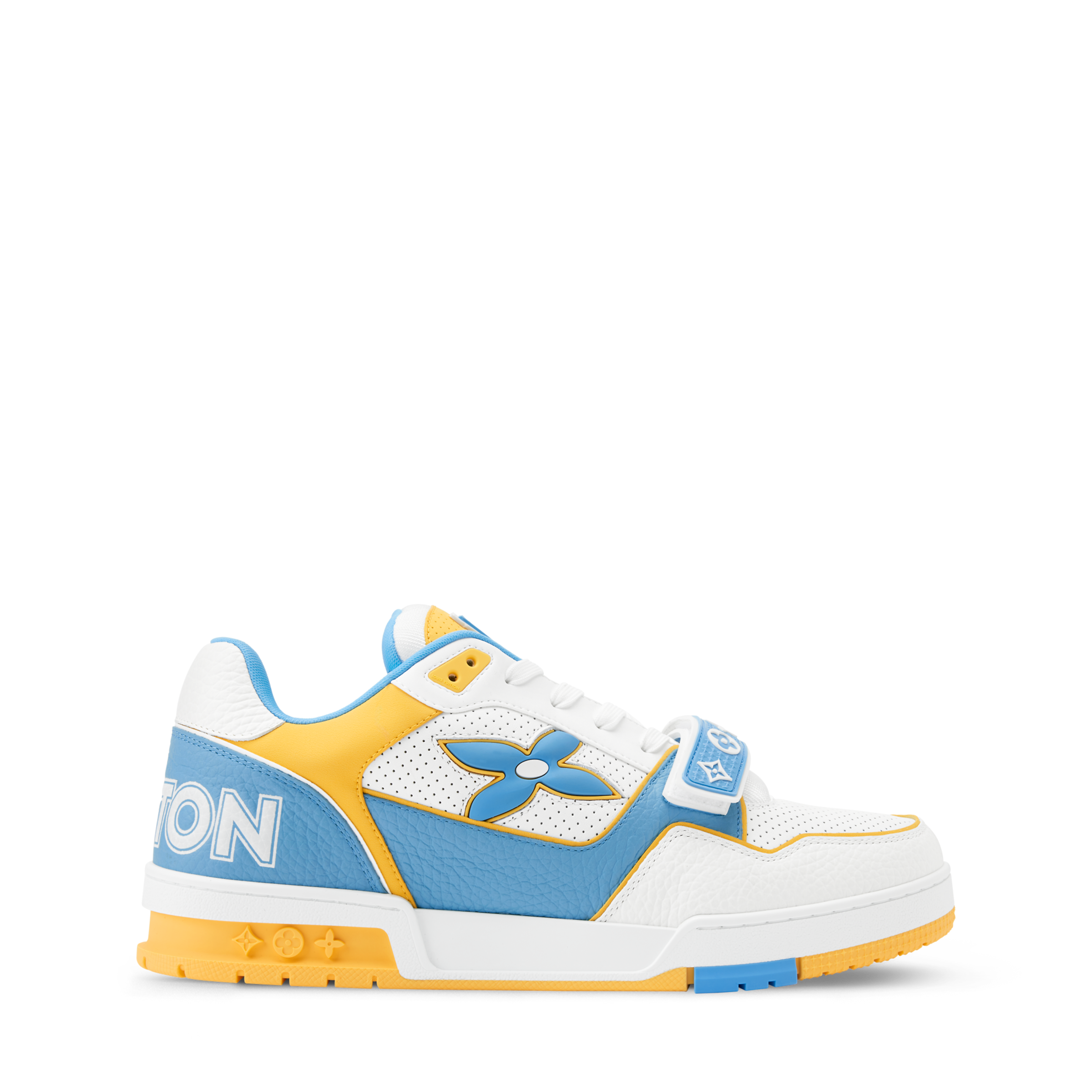 Louis Vuitton LV Trainer Blue Velcro Strap Sneaker - 图片 4