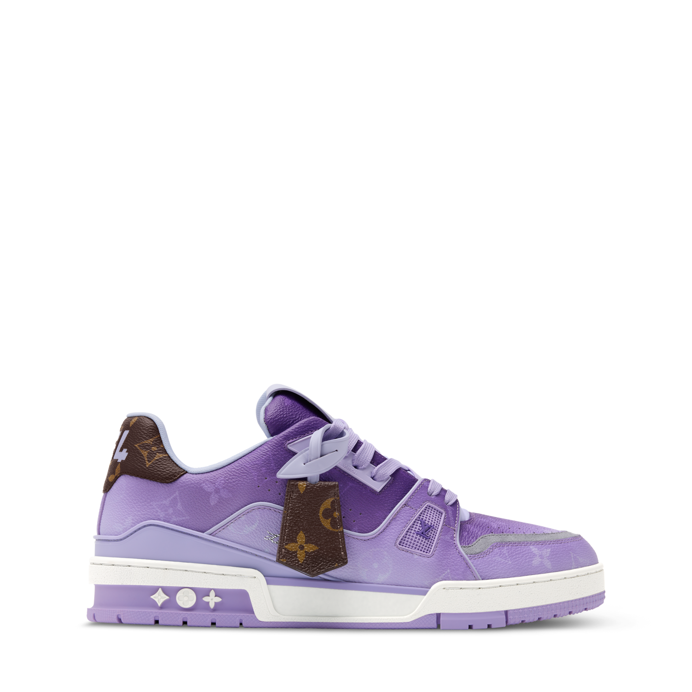 LV Trainer Sneaker Monogram-printed canvas Purple - 图片 4