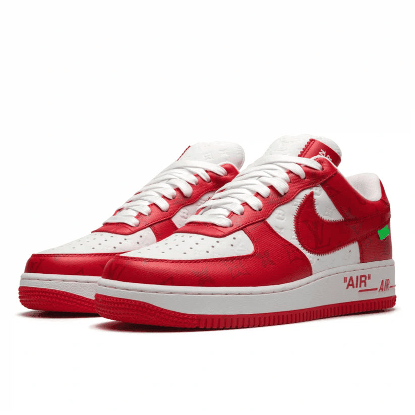 Louis Vuitton x Nike Air Force 1 Low By Virgil Abloh White/Red - 图片 3
