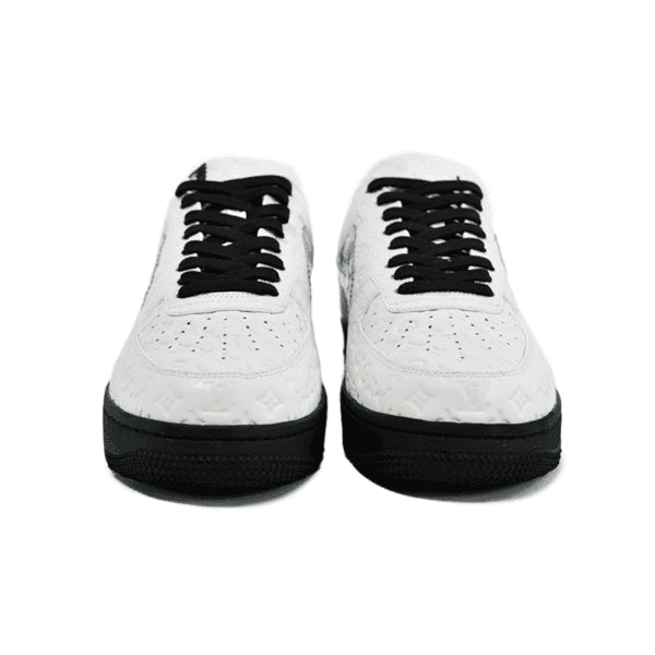 Louis Vuitton x Nike Air Force 1 Low White Black Silver - 图片 3