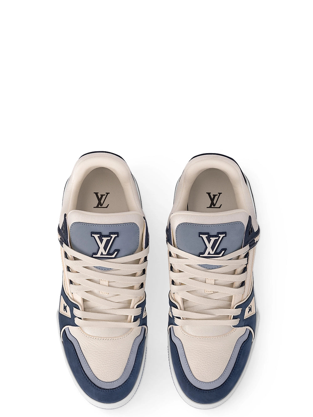 Louis Vuitton LV Trainer Blue Beige - 图片 3