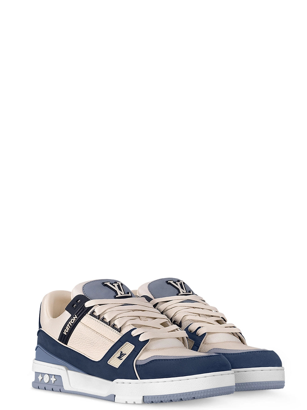 Louis Vuitton LV Trainer Blue Beige - 图片 4