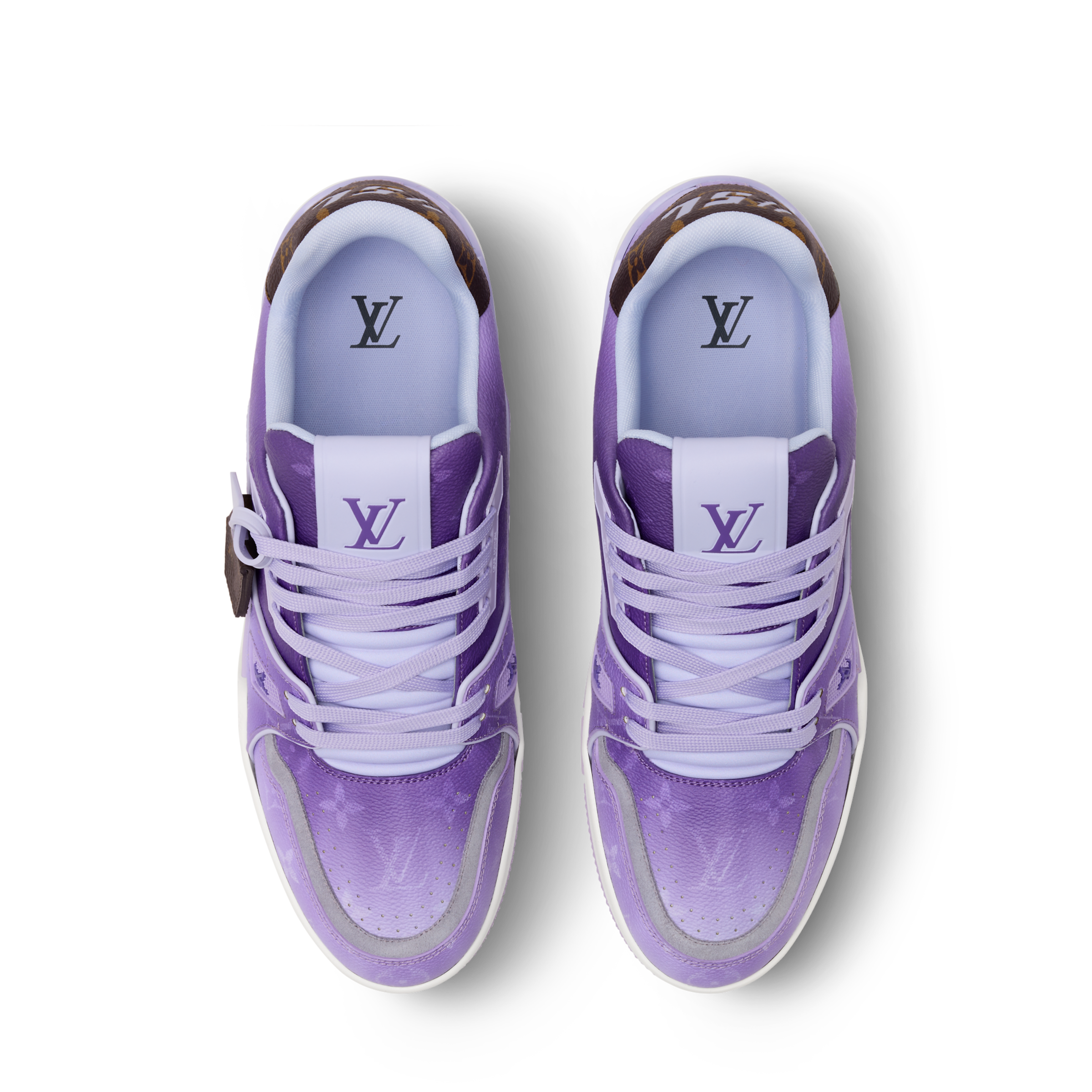 LV Trainer Sneaker Monogram-printed canvas Purple - 图片 5