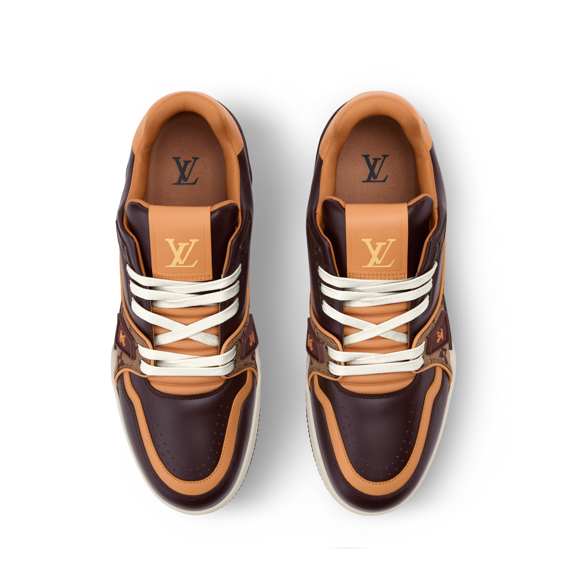 Louis Vuitton LV Trainer Brown Monogram Leather Sneaker - 图片 7