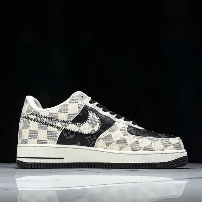 Louis Vuitton x Nike Air Force 1 Royal Black - 图片 4