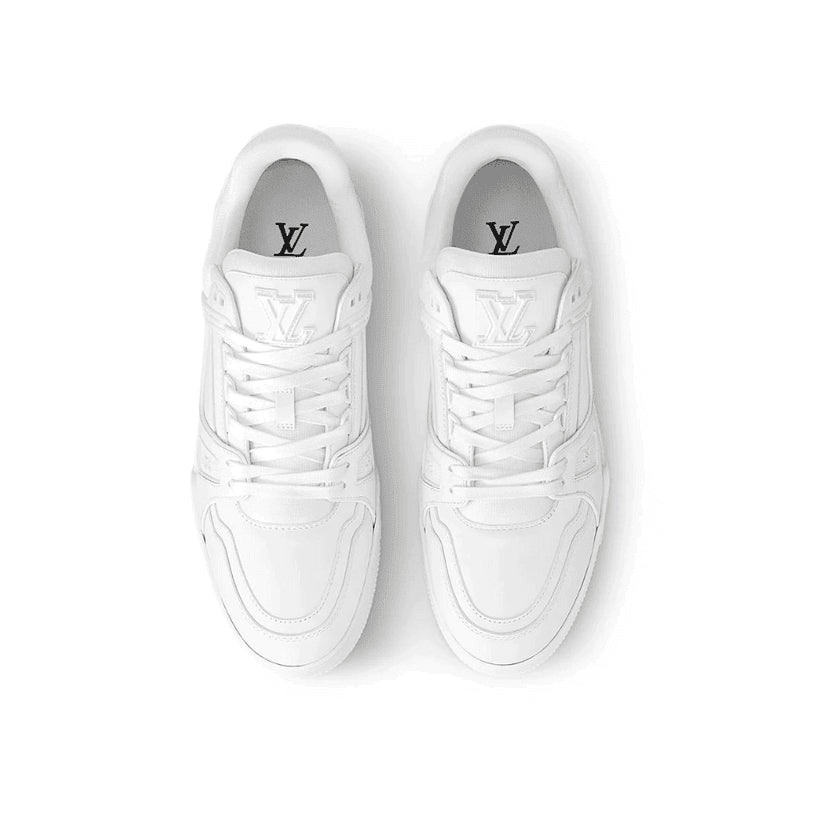 Louis Vuitton LV Trainer Sneaker All White - 图片 4
