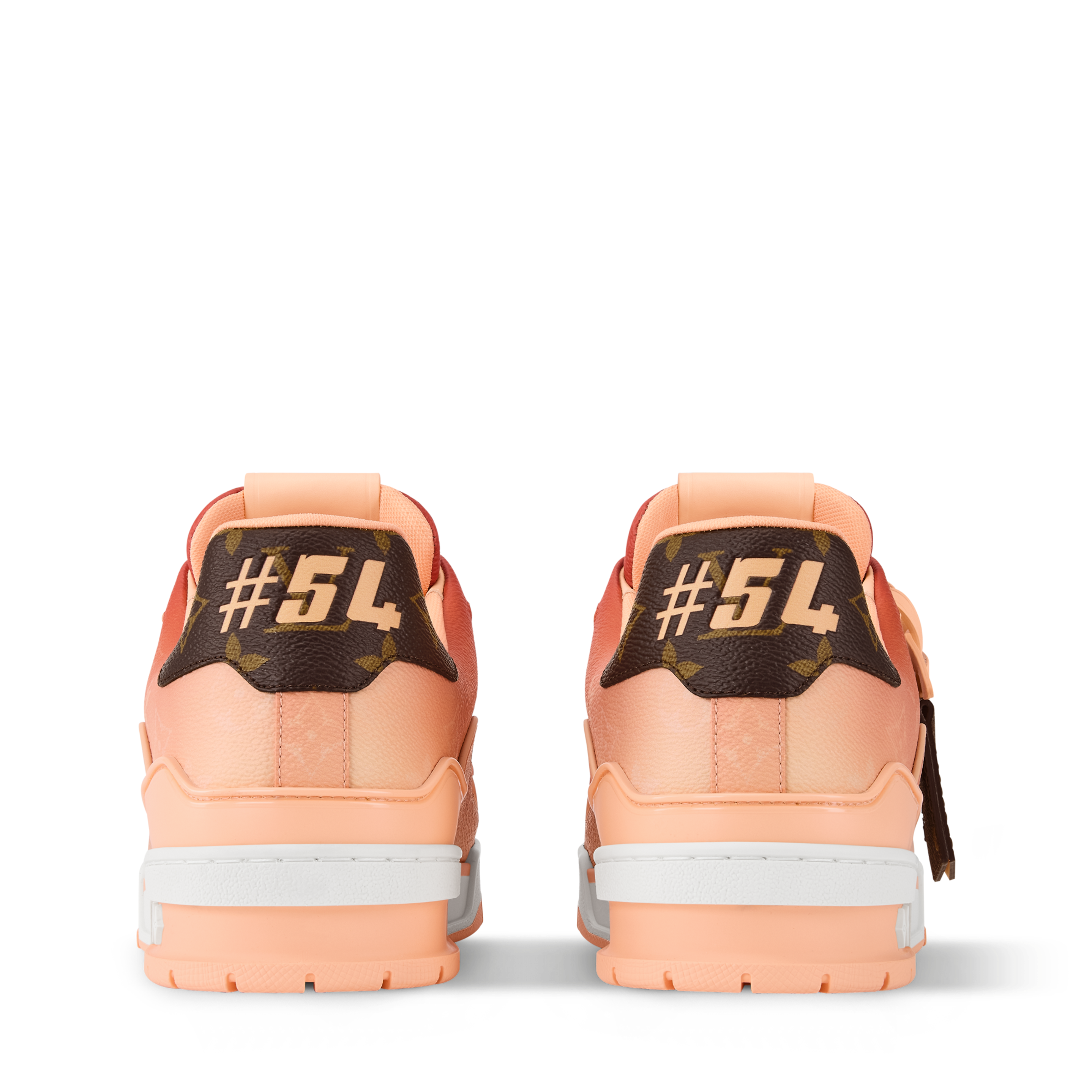 LV Trainer Sneaker Monogram-printed canvas Orange - 图片 5