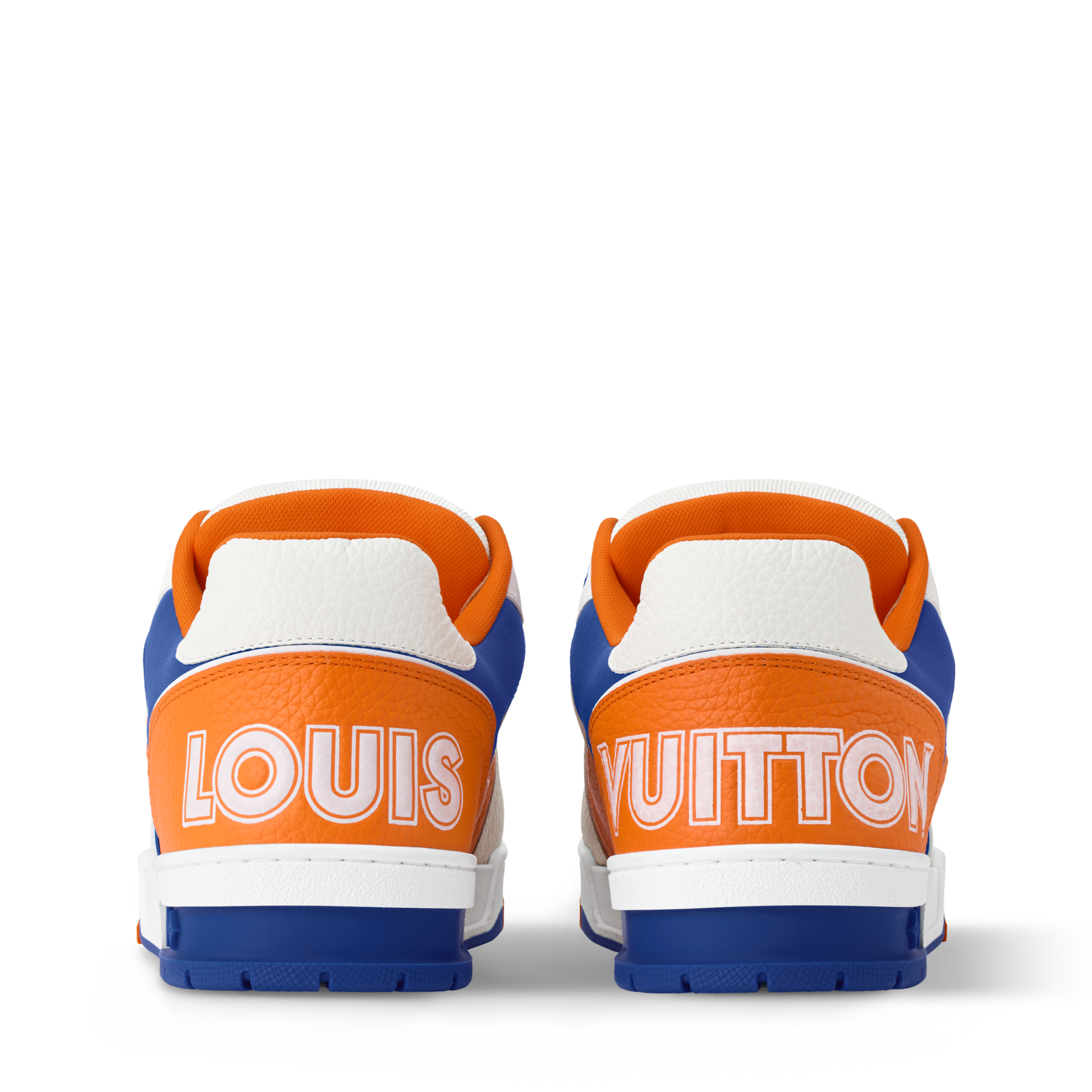 Louis Vuitton LV Trainer Orange Velcro Strap Sneaker - 图片 5