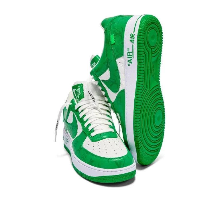 Louis Vuitton x Nike Air Force 1 Low By Virgil Abloh White/Green - 图片 2