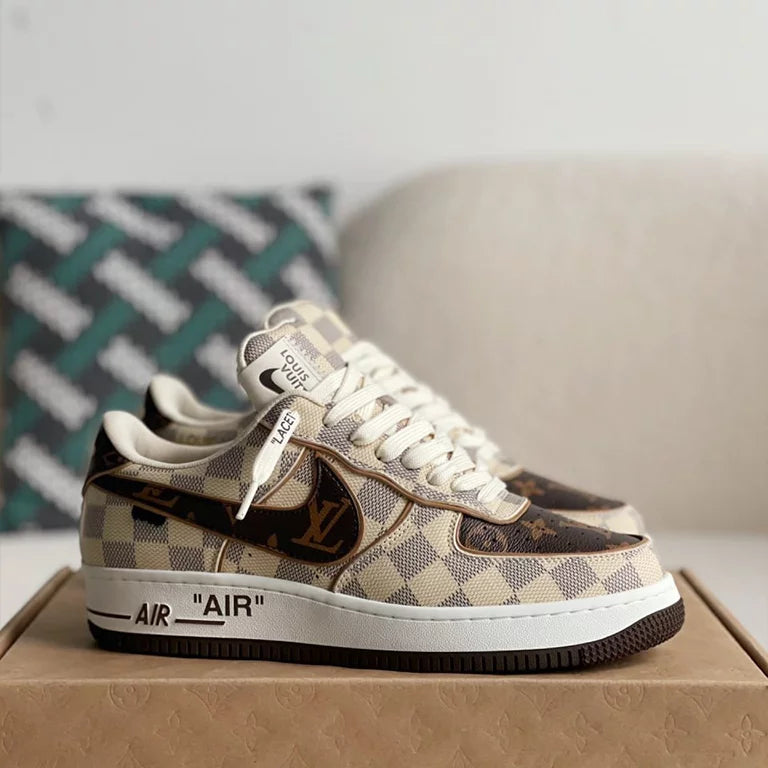 Louis Vuitton x Nike Air Force 1 Low Damier Canvas - 图片 4