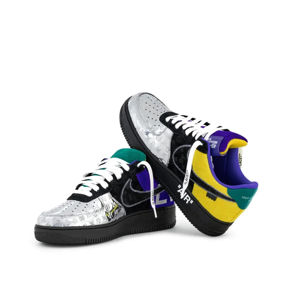 Louis Vuitton x Nike Air Force 1 Low Chrome Toe - 图片 5