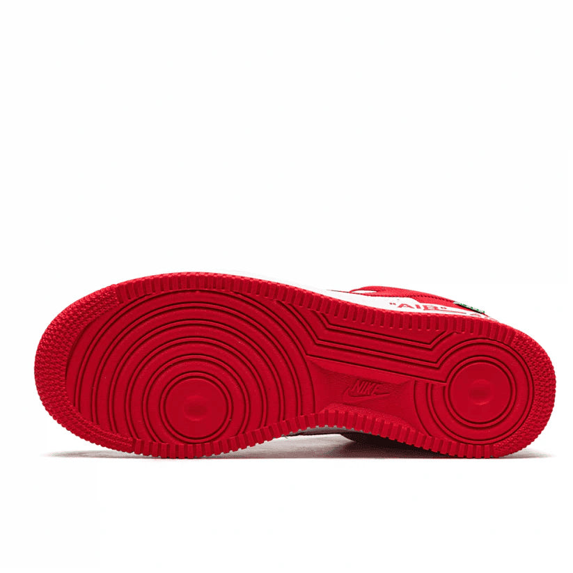 Louis Vuitton x Nike Air Force 1 Low By Virgil Abloh White/Red - 图片 5