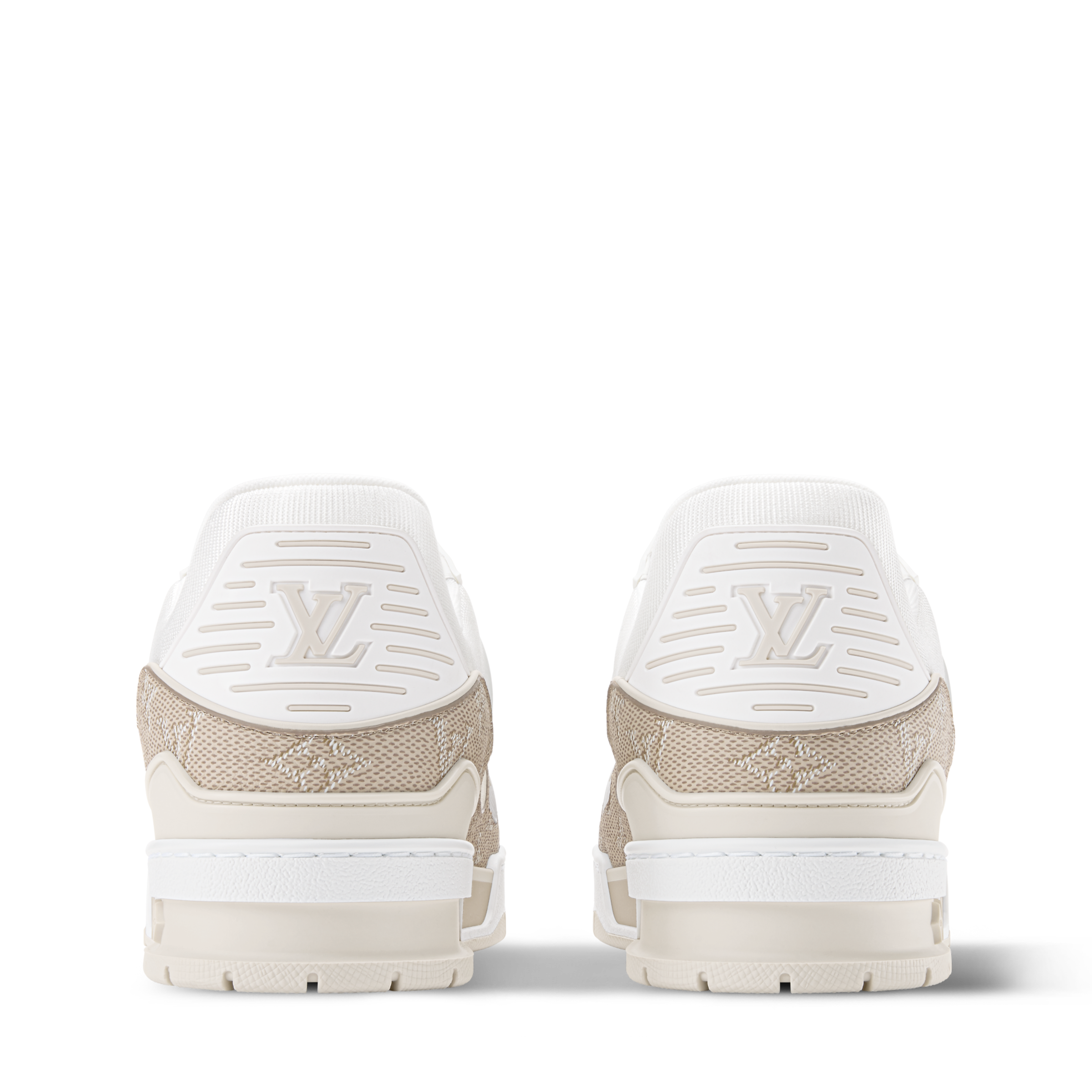 Louis Vuitton LV Trainer Beige Monogram Leather Sneaker - 图片 6