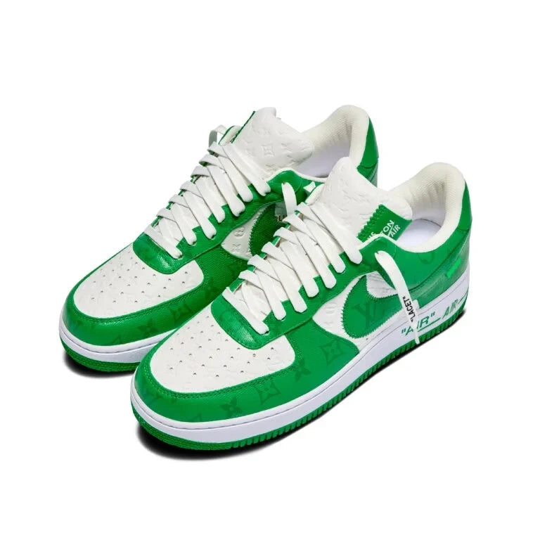 Louis Vuitton x Nike Air Force 1 Low By Virgil Abloh White/Green - 图片 4