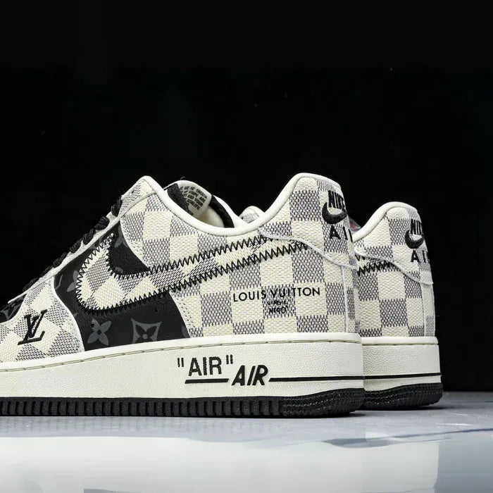 Louis Vuitton x Nike Air Force 1 Royal Black - 图片 5
