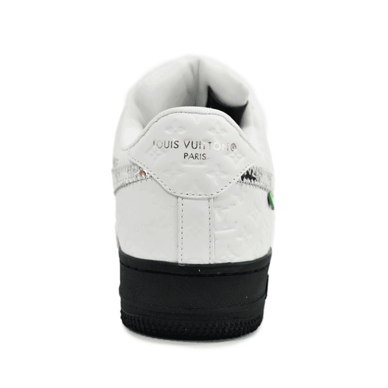 Louis Vuitton x Nike Air Force 1 Low White Black Silver - 图片 5