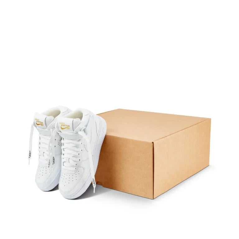 Louis Vuitton x Nike Air Force 1 Mid White - 图片 6