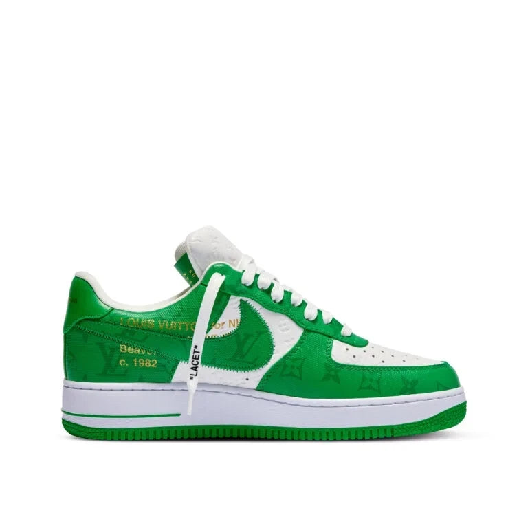 Louis Vuitton x Nike Air Force 1 Low By Virgil Abloh White/Green - 图片 5