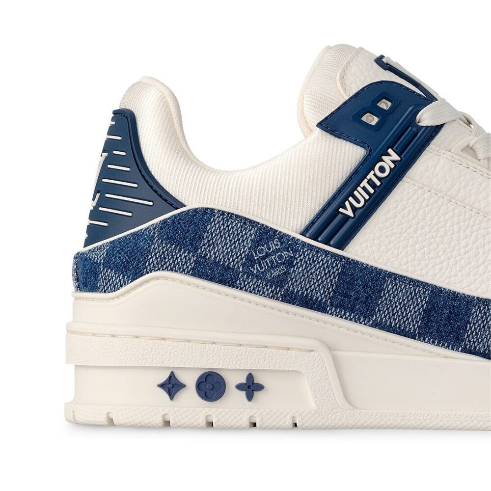 Louis Vuitton LV Trainer Sneaker Damier Denim Blue - 图片 6
