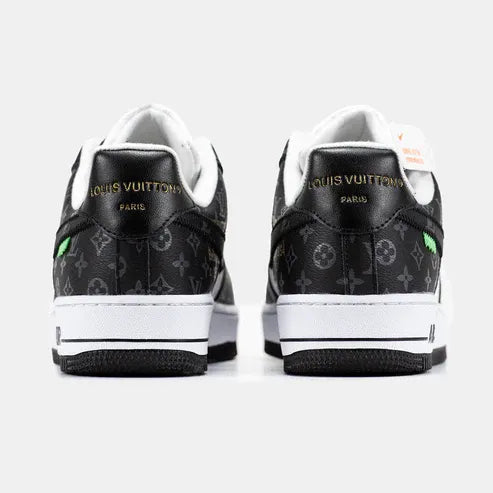 Louis Vuitton x Nike Air Force 1 Low Virgil Abloh Black White Monogram - 图片 6