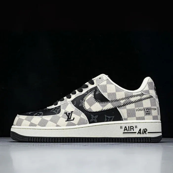 Louis Vuitton x Nike Air Force 1 Royal Black - 图片 7