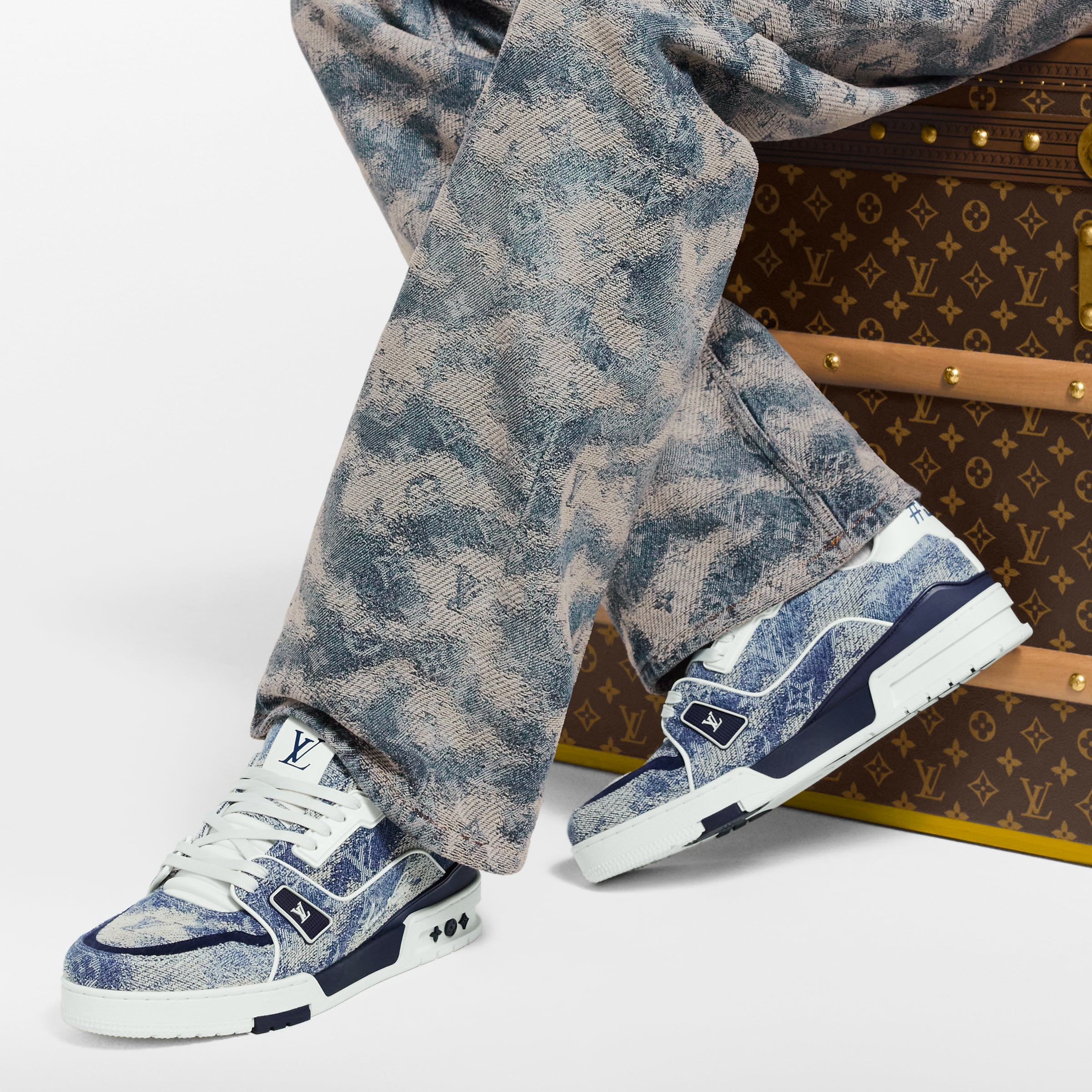 Louis Vuitton LV Trainer Blue #54 Limited - 图片 8