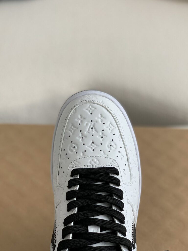 Louis Vuitton x Nike Air Force 1 Low White Black - 图片 8