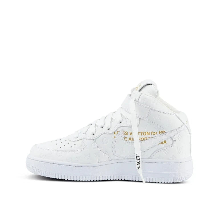 Louis Vuitton x Nike Air Force 1 Mid White - 图片 9
