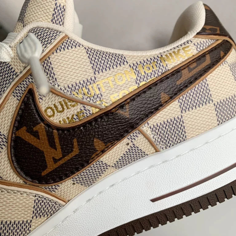 Louis Vuitton x Nike Air Force 1 Low Damier Canvas - 图片 9