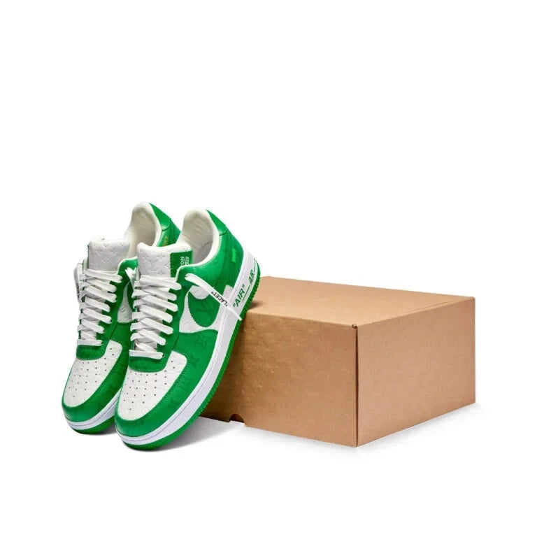 Louis Vuitton x Nike Air Force 1 Low By Virgil Abloh White/Green - 图片 8