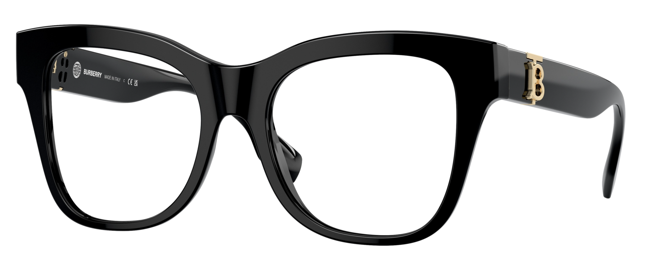 Burberry BE2388F Oversized Black Gold Frames
