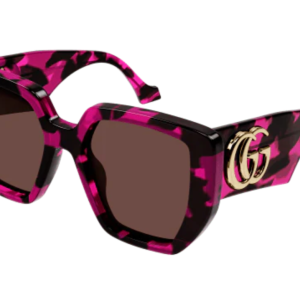 Gucci GG0956S Oversized Sunglasses in Black Pink Havana
