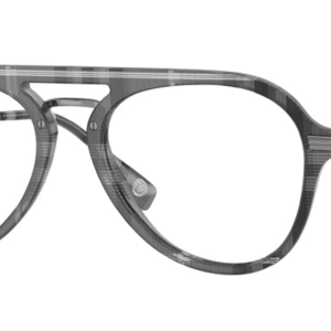 Burberry BE2377 Grey Check Print Aviator Eyeglasses Frames