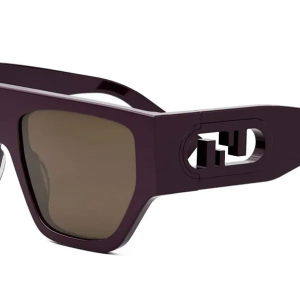 Fendi Roma FE40108U Sunglasses in Burgundy