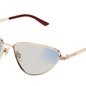 Gucci GG1879S Metal Cat Eye Sunglasses in Gold Photochromic