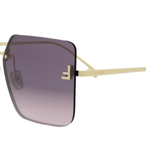 Fendi FE4082US First Rimless Gradient Violet Sunglasses