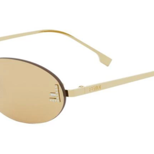 Fendi First FE4075US Rimless Sunglasses in Gold Mirror