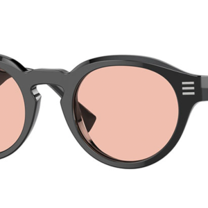 Burberry BE4404F Black Pink Unisex Round Sunglasses