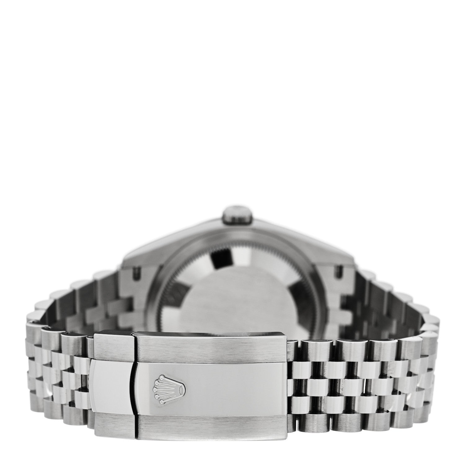 Stainless Steel 18K White Gold Diamond 36mm Oyster Perpetual Datejust Watch Black 126234 - Image 3