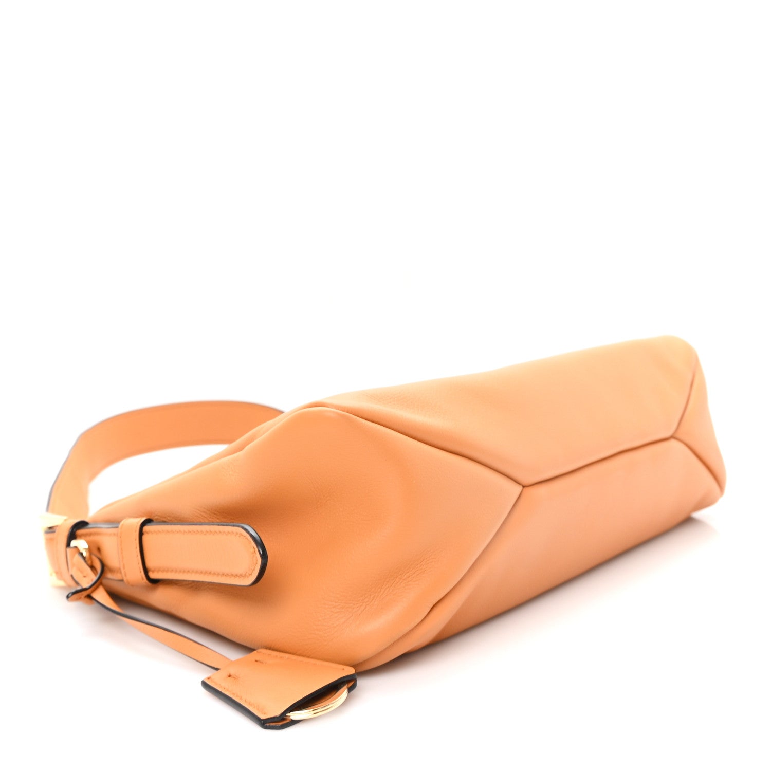Soft Calfskin Medium Aimee Shoulder Bag Caramel - 图片 4