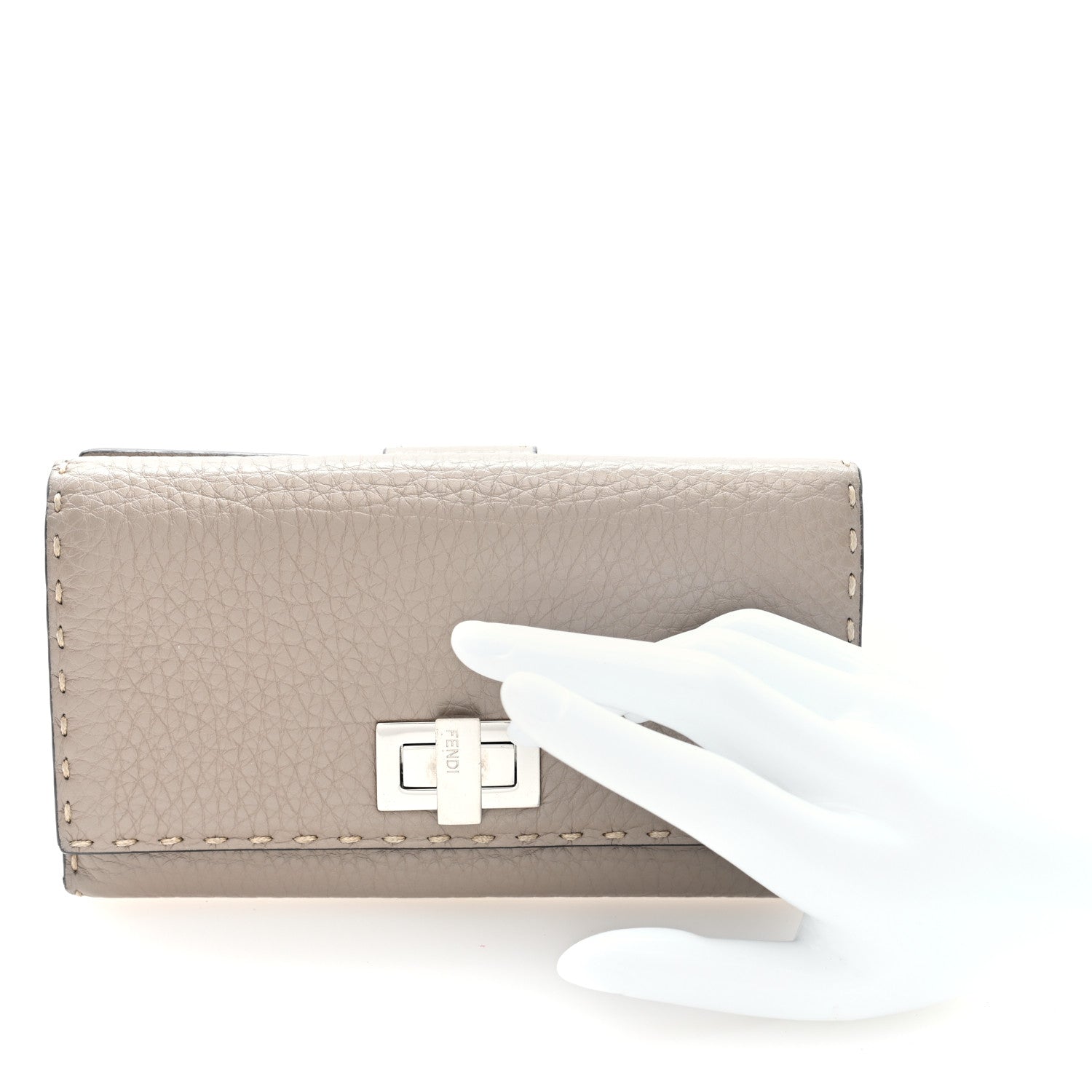 Cuoio Romano Selleria Peekaboo Continental Wallet Corda - Image 2