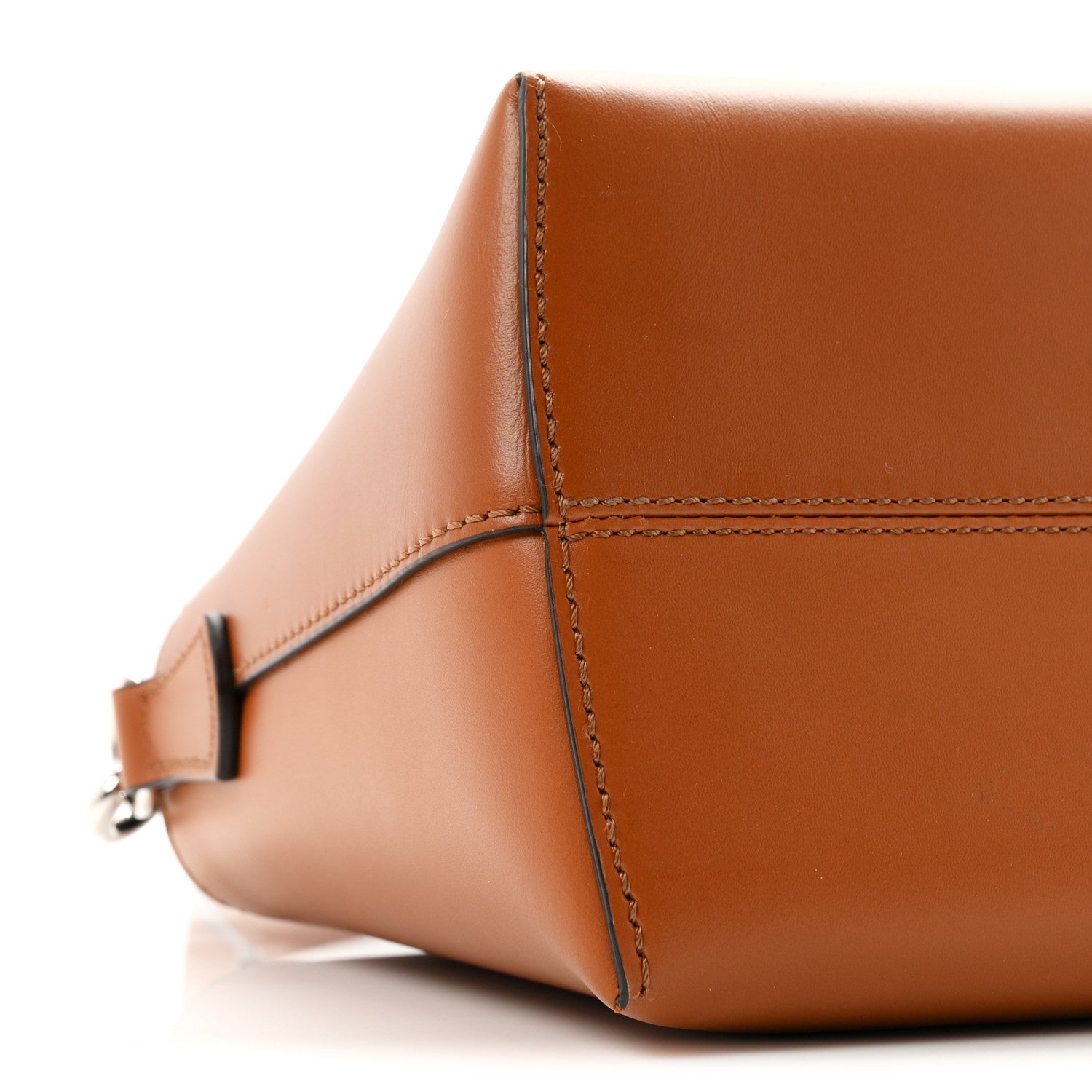 Vitello King Logo Embossed Medium By The Way Boston Bag Cuoio - Image 9